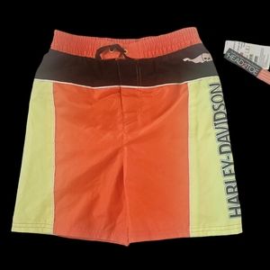 City Limits Harley Davidson Swim Trunks